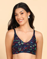 Bonded Printed Full-Coverage Padded Bra (SB-6829 PR)