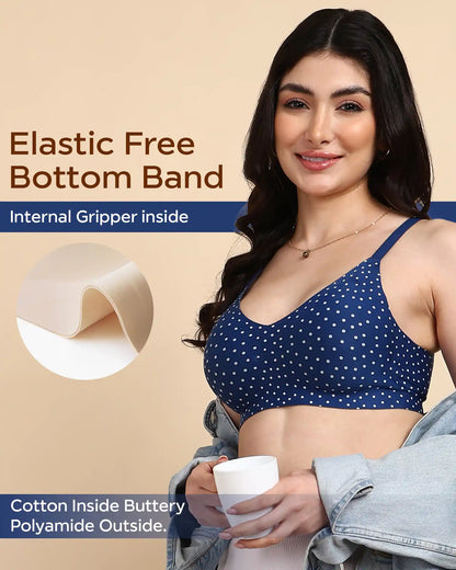 Tweens Bonded Printed Full-Coverage Padded Bra (SB-68 PR)