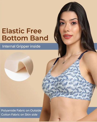 Tweens Bonded Printed Full-Coverage Padded Bra (SB-68 PR)
