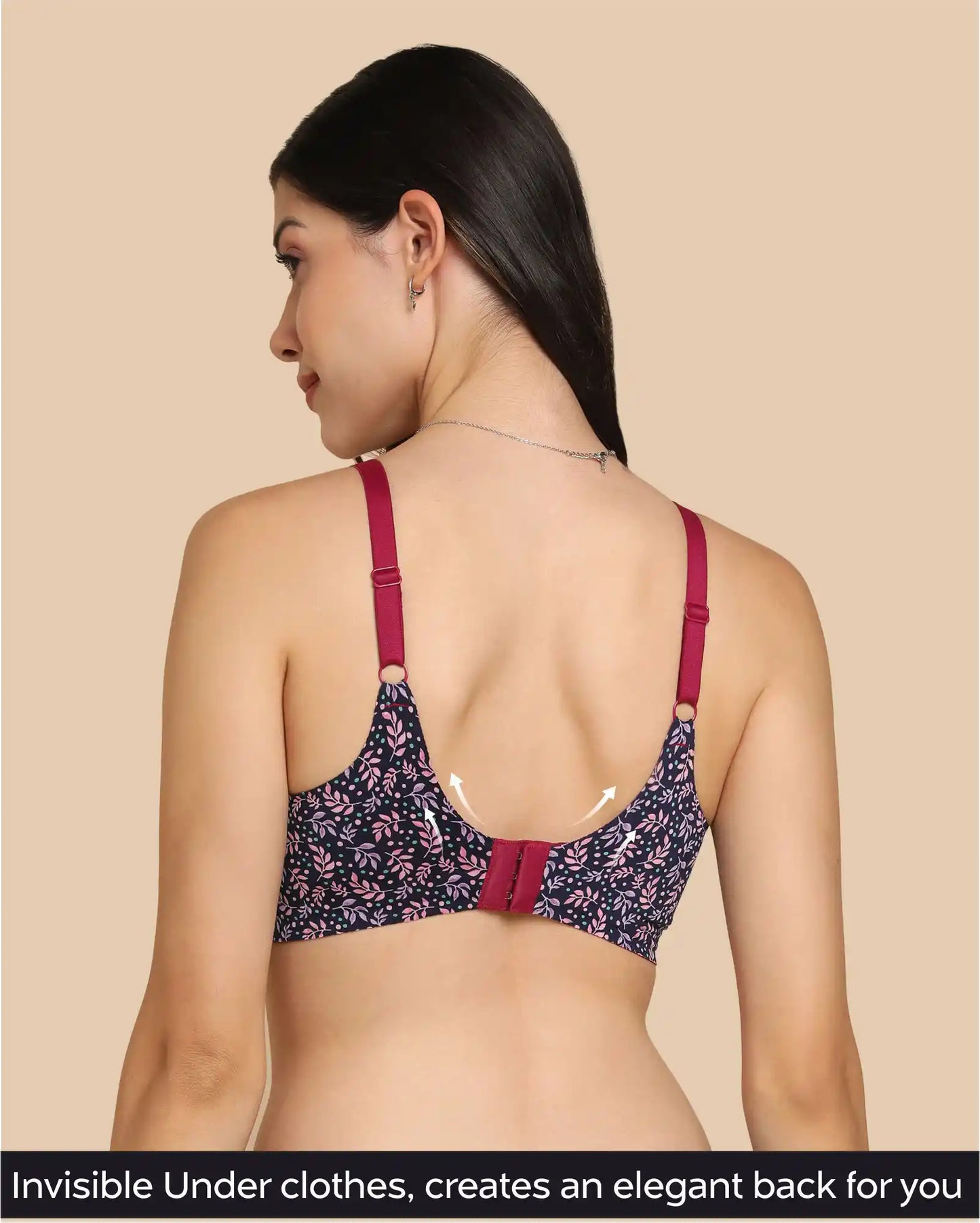 Tweens Bonded Printed Full-Coverage Padded Bra (SB-68 PR)