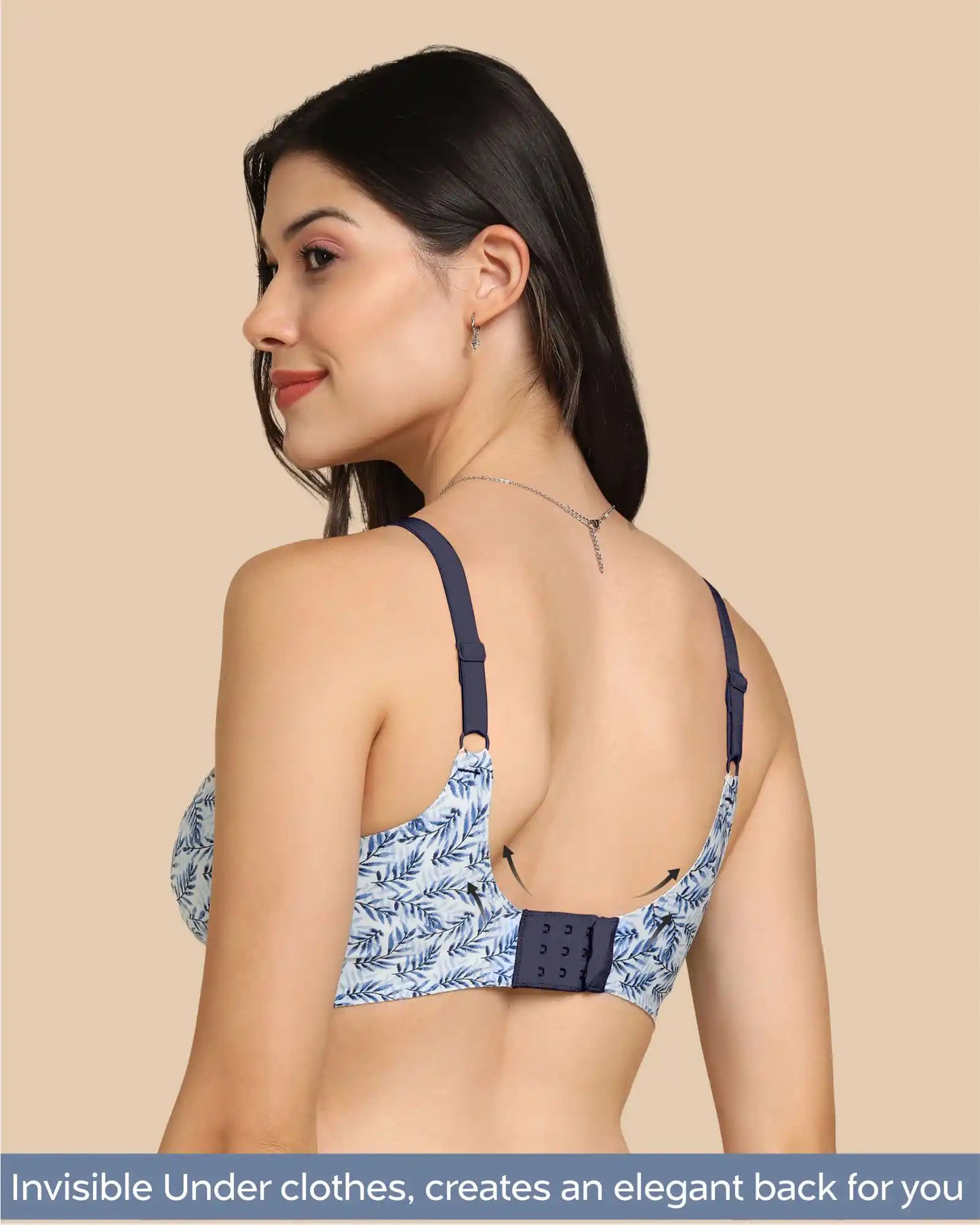 Bonded Printed Full-Coverage Padded Bra (SB-6830 PR)