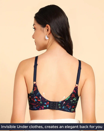 Tweens Bonded Printed Full-Coverage Padded Bra (SB-68 PR)