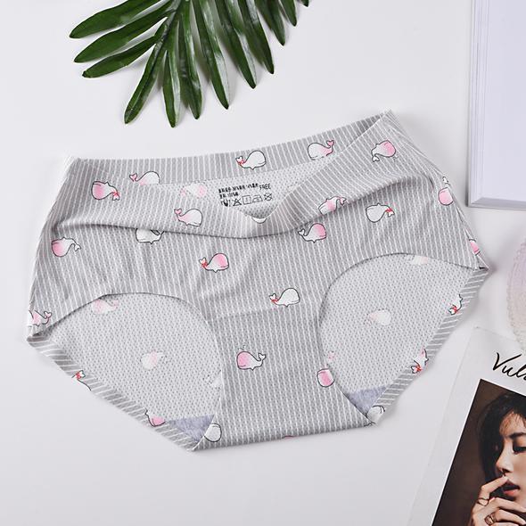 Seamless Breathable Printed Panties